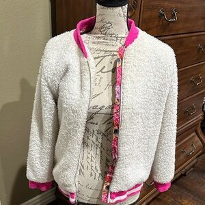 L.O.L. Surprise! Cream and Pink Kids Puffer Jacket